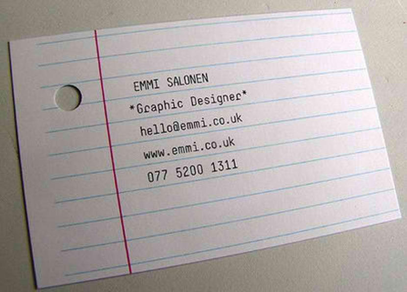 9 creative business cards design and ideas