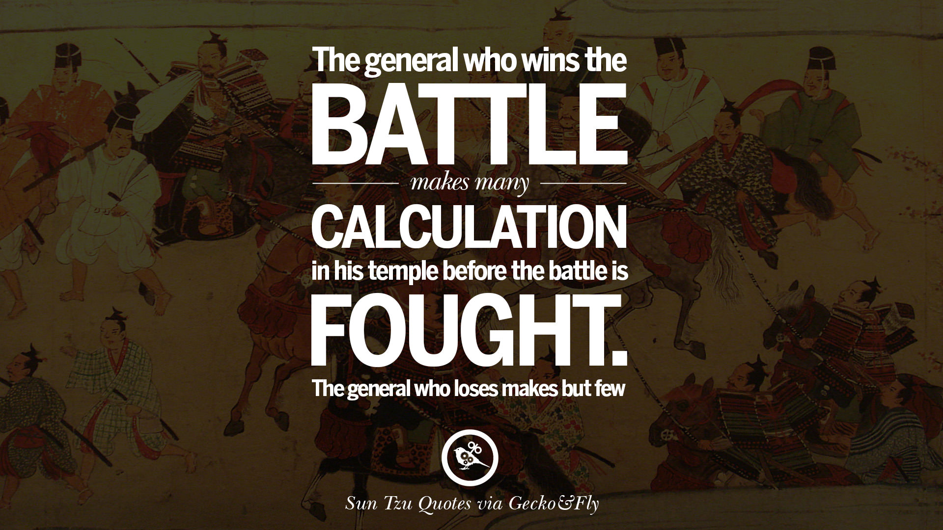 If you are far from the enemy, make him believe you are near. sun tzu