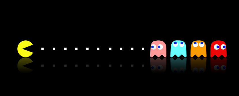 pacman Dual Screen Monitor HD Wallpaper