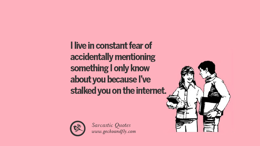 online stalking funny