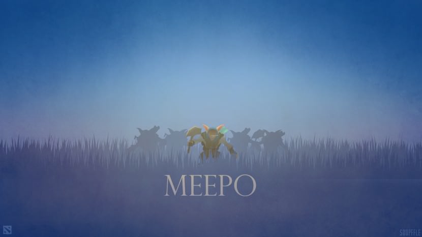 Meepo download dota 2 heroes minimalist silhouette HD wallpaper