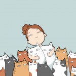 Funny Doodles For Cat Lovers and Your Cat Crazy Lady Friend