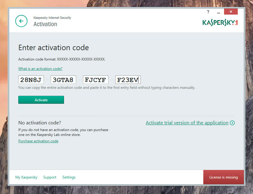 kaspersky internet security download trial