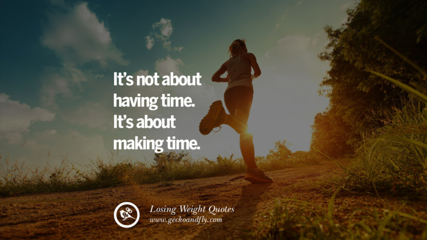 It's not about having time. It's about making time.