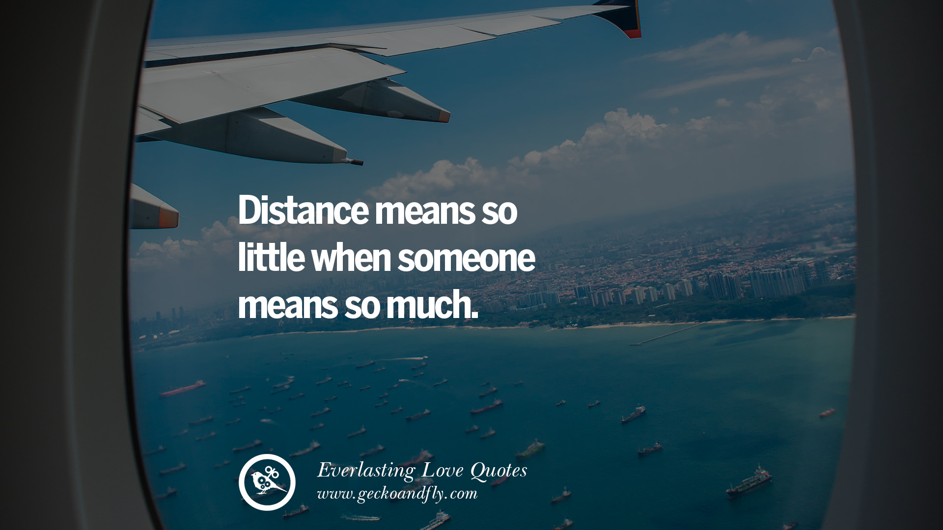 Distance means so little when someone means so much tumblr instagram Romantic Love Quotes