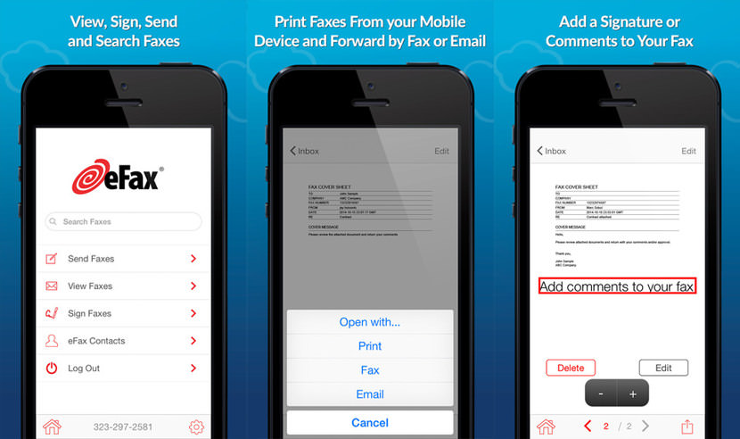 11 Best Mobile Fax Apps Send Receive Faxes Via Ios And Android Smartphones