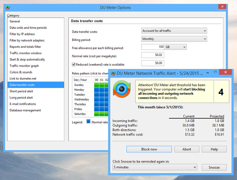 internet meter windows 10