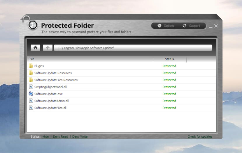 protected folder