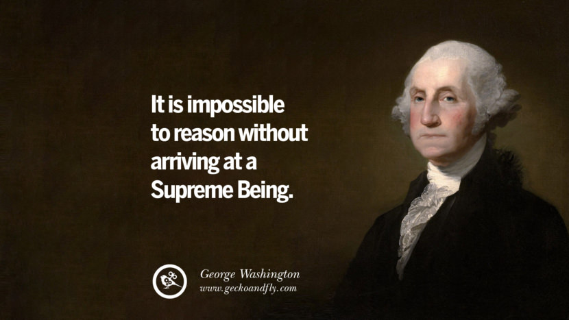 It is impossible to reason without arriving at a Supreme Being.