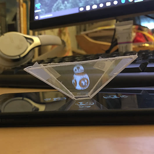 Download DIY 3D Hologram Template for Smartphone Created By GeckoandFly