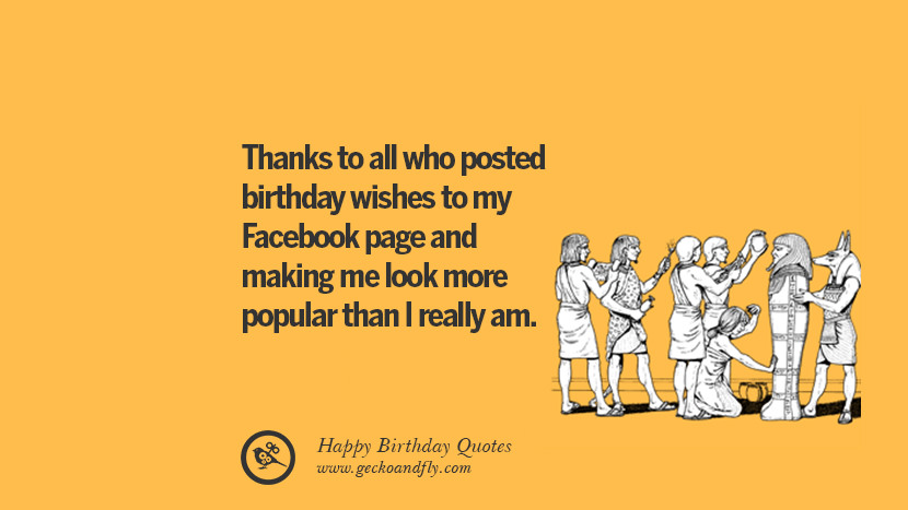 33 Funny Happy Birthday Quotes And Facebook Wishes