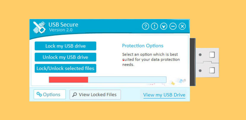 password protect flash drive