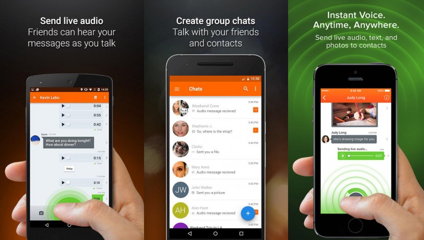 voxer walkie talkie Walkie Talkie Apps For Smartphones Via 3G and Wireless Wi-Fi