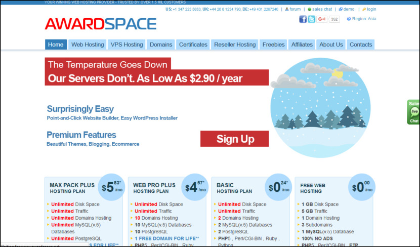 AwardSpace Free Hosting