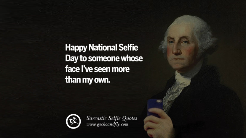 Happy National Selfie Day to someone whose face I've seen more than my own.