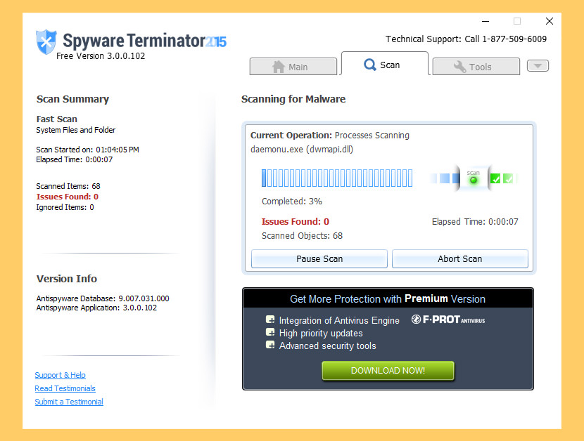 spyware terminator 2016