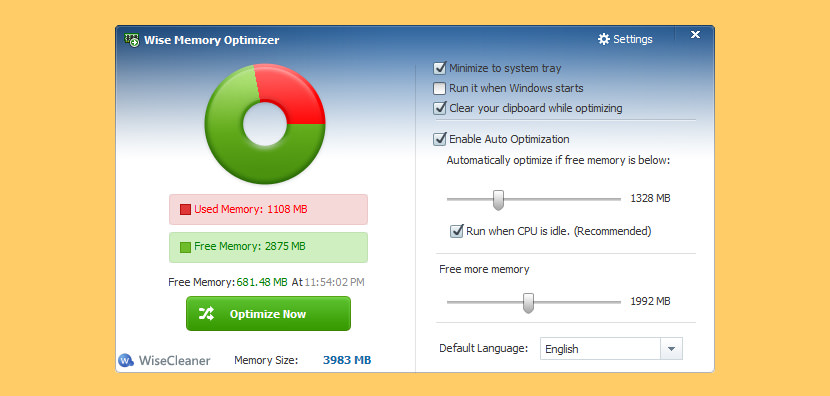 Windows Vista Optimize Memory