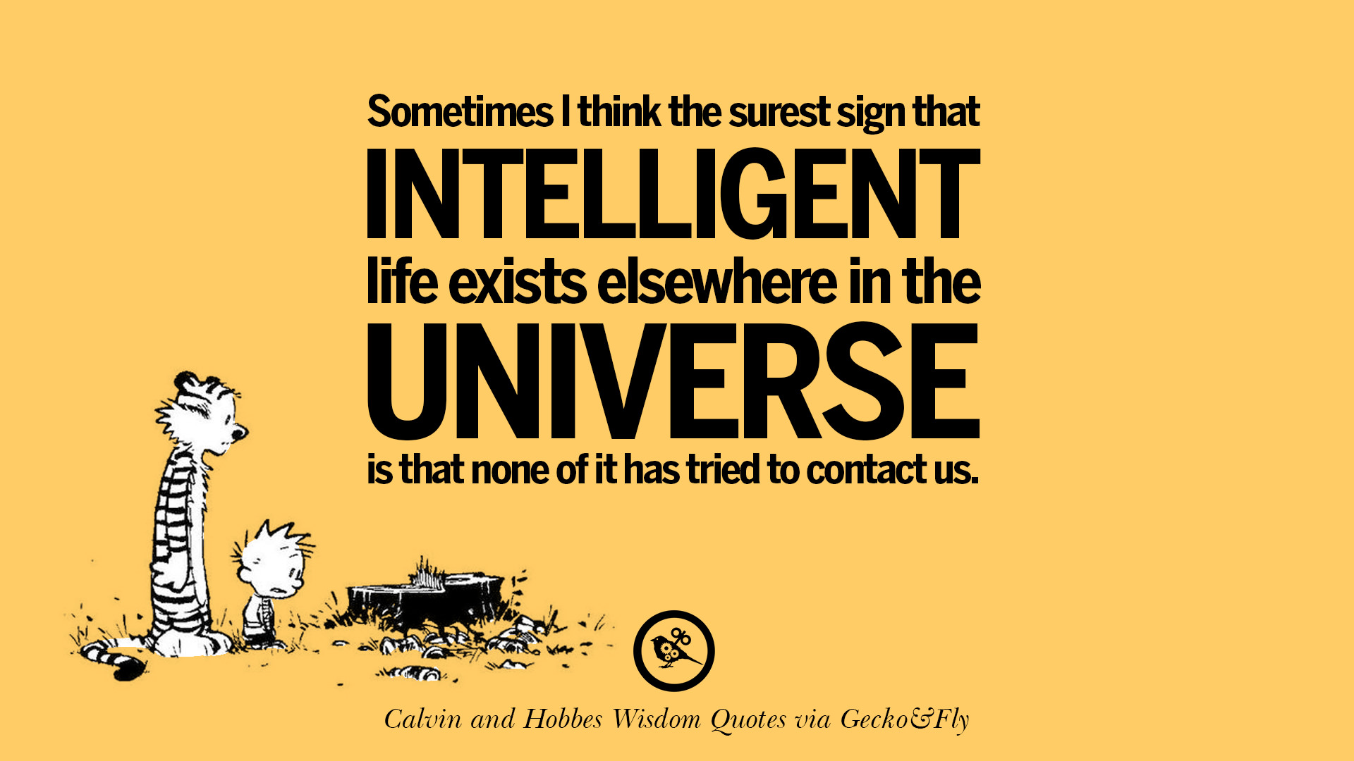 Calvin And Hobbes Popular Quotes Wallpaper Image Photo