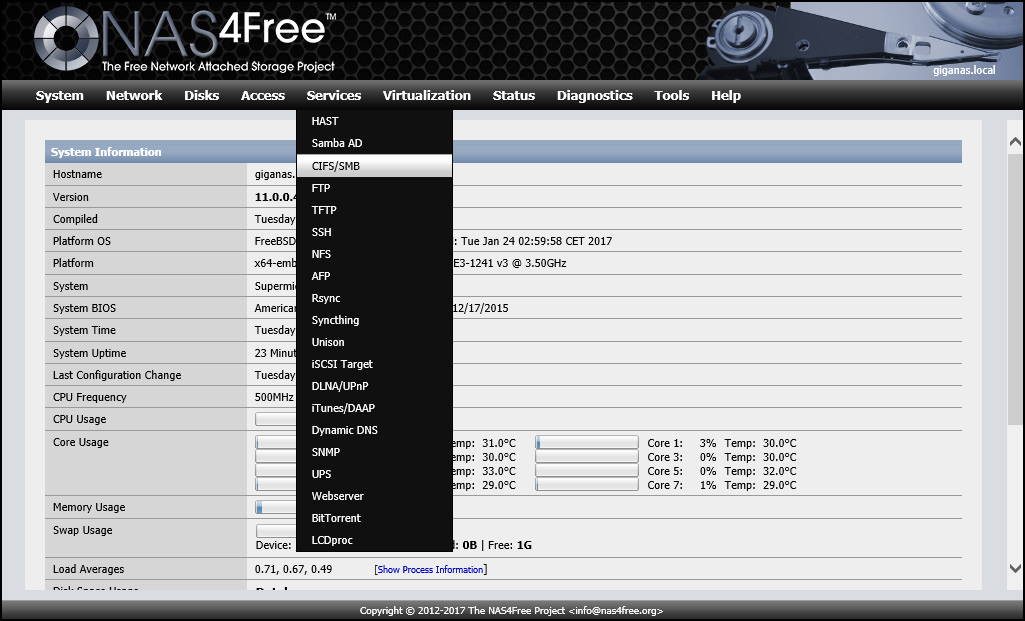 free nas software download