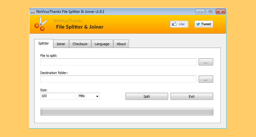 NoVirusThanks File Splitter & Joiner