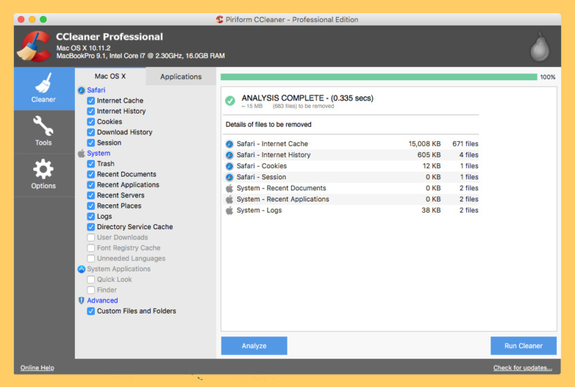 CCleaner for Mac