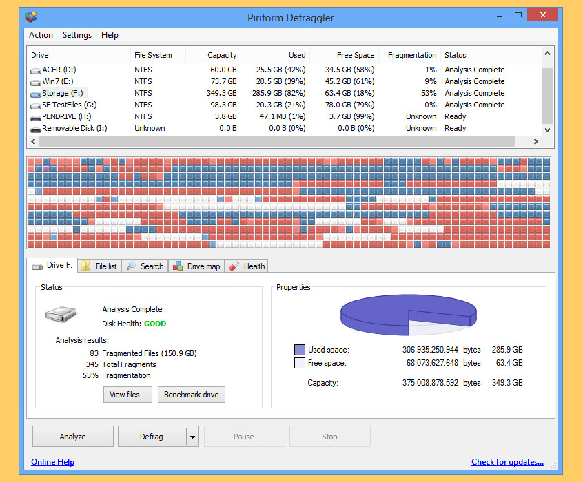 free defrag software