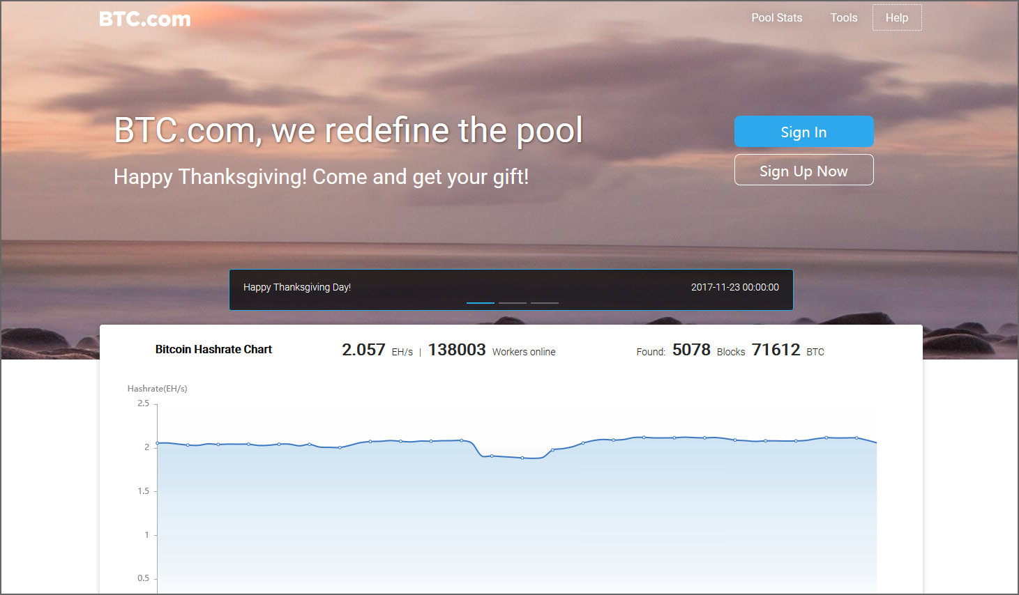 btc pool url