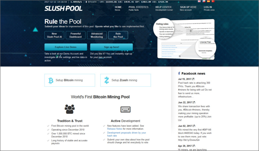 setup slush pool macminer