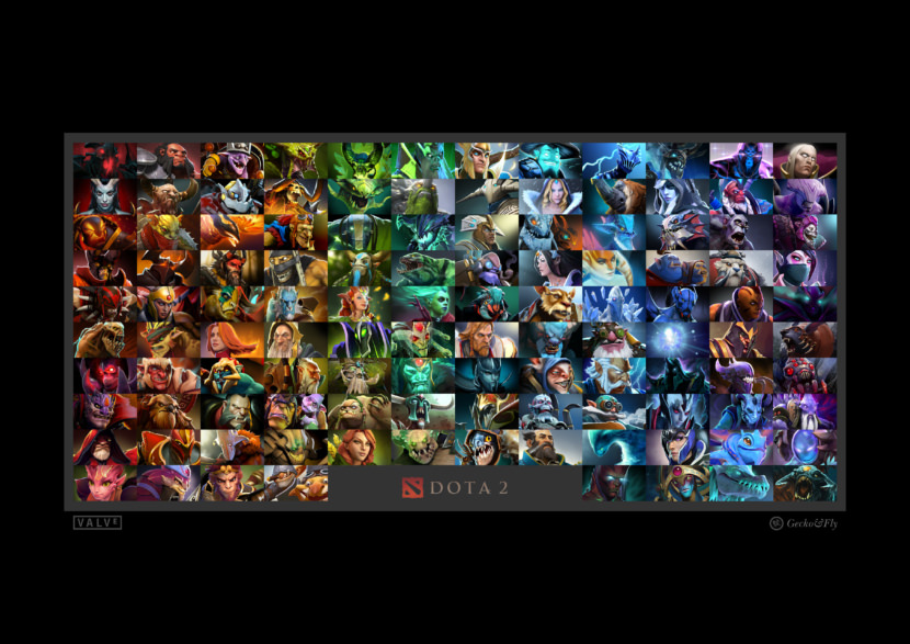 dota 2 poster free A2 size printable