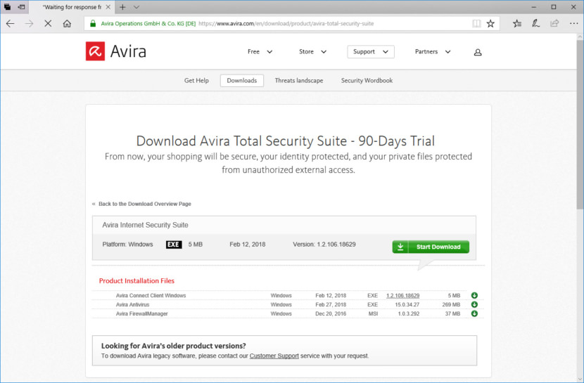 Download Avira Total Security Suite