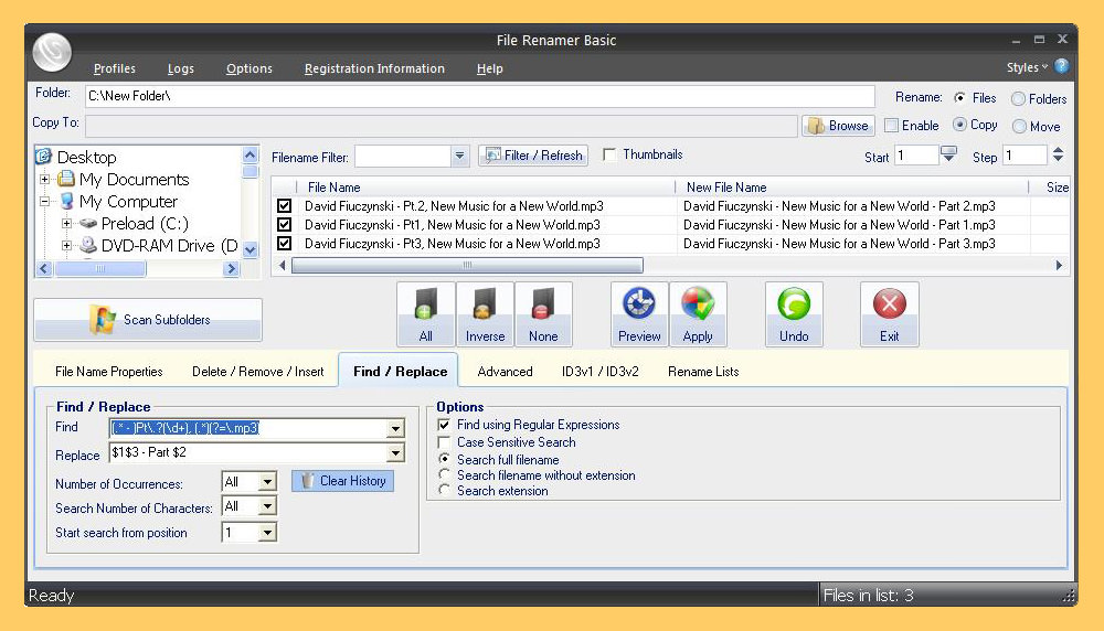 batch file rename numerically