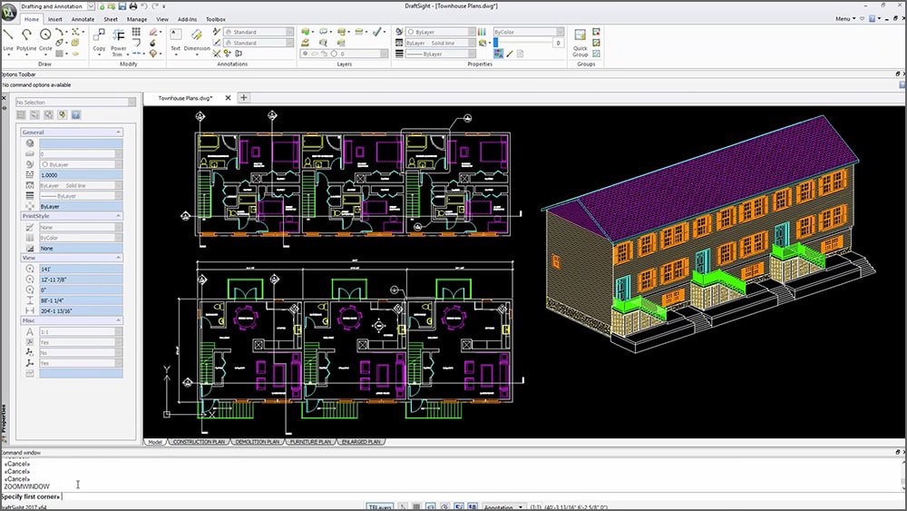 draftsight autocad windows 10