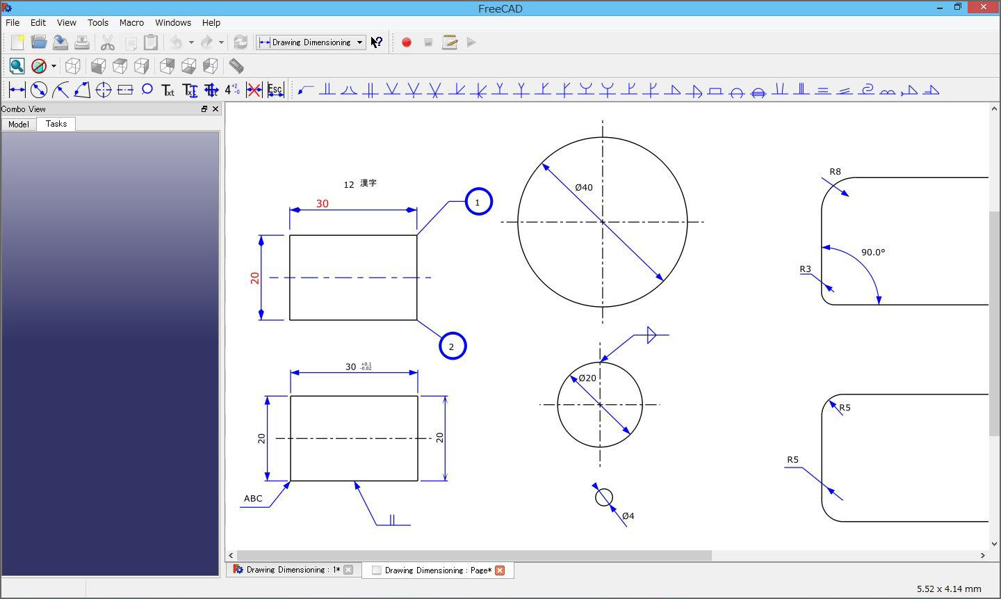 freecad 2d drafting