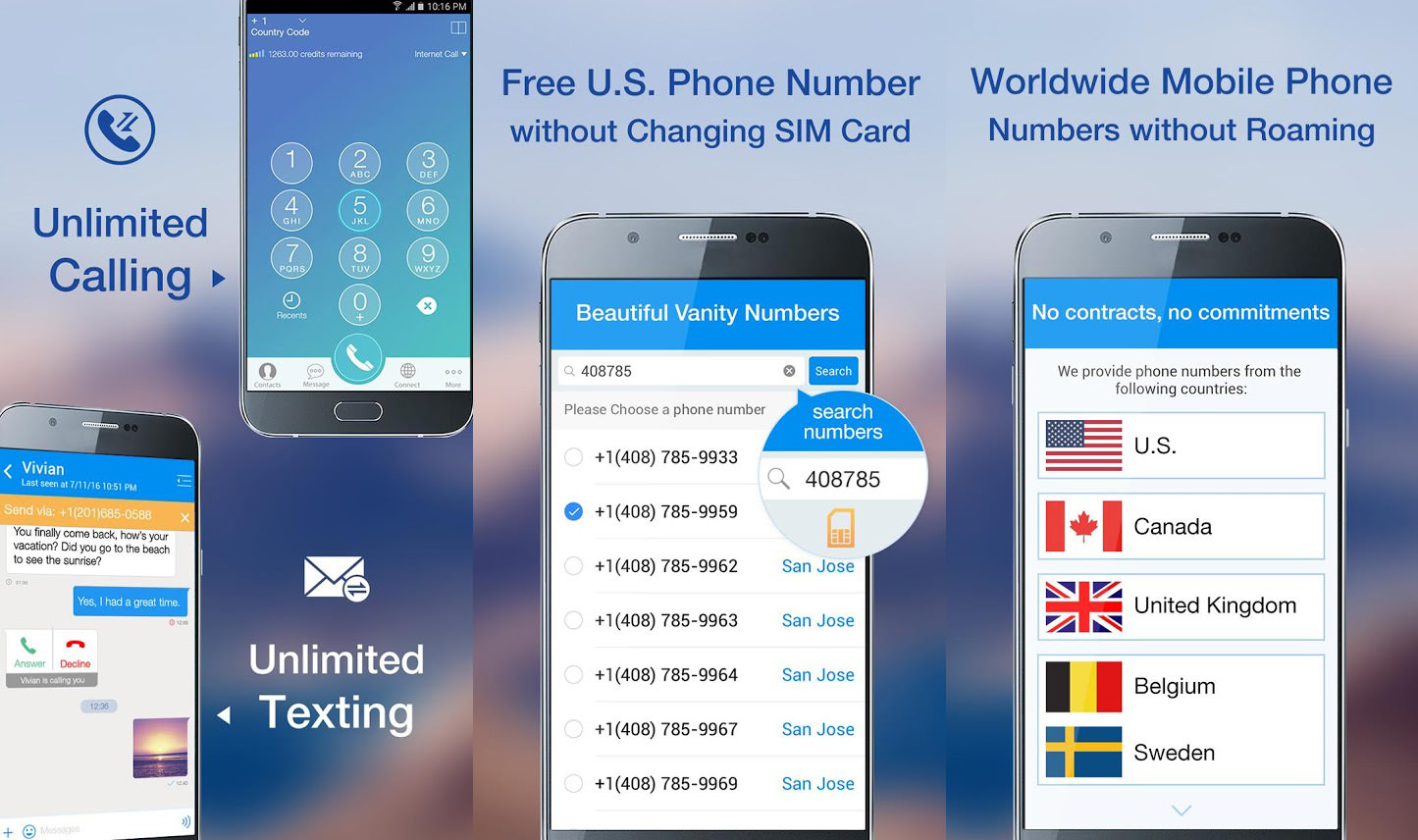 Choose a phone number. Virtual Phone number. USA mobile number. Us Phone number.