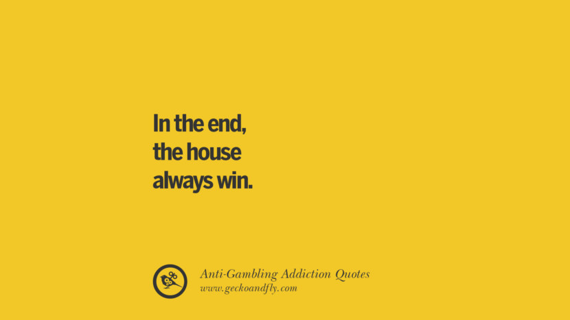 In the end, the house always win.