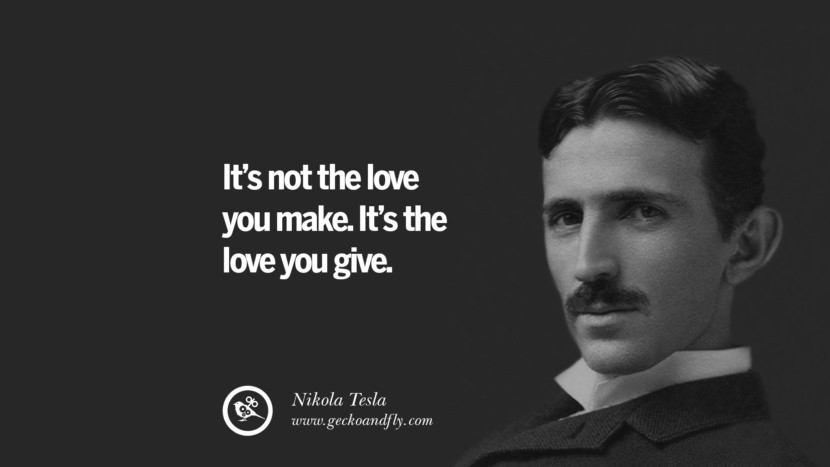 It's not the love you make. It's the love you give.