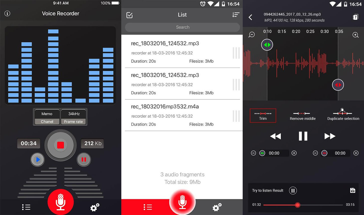 online voice recorder with effects