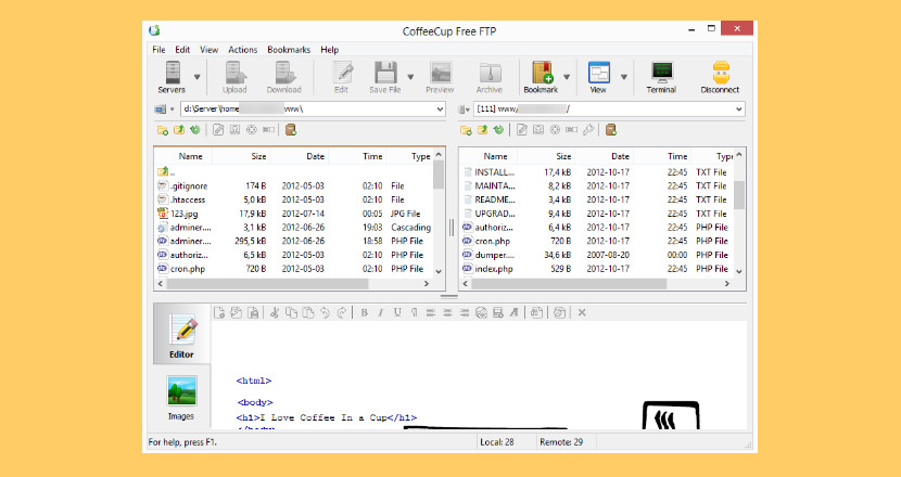CoffeeCup Free FTP