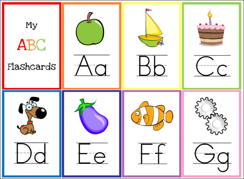 Alphabet Learning Cards Alphabet Uppercase alphabetlearnit