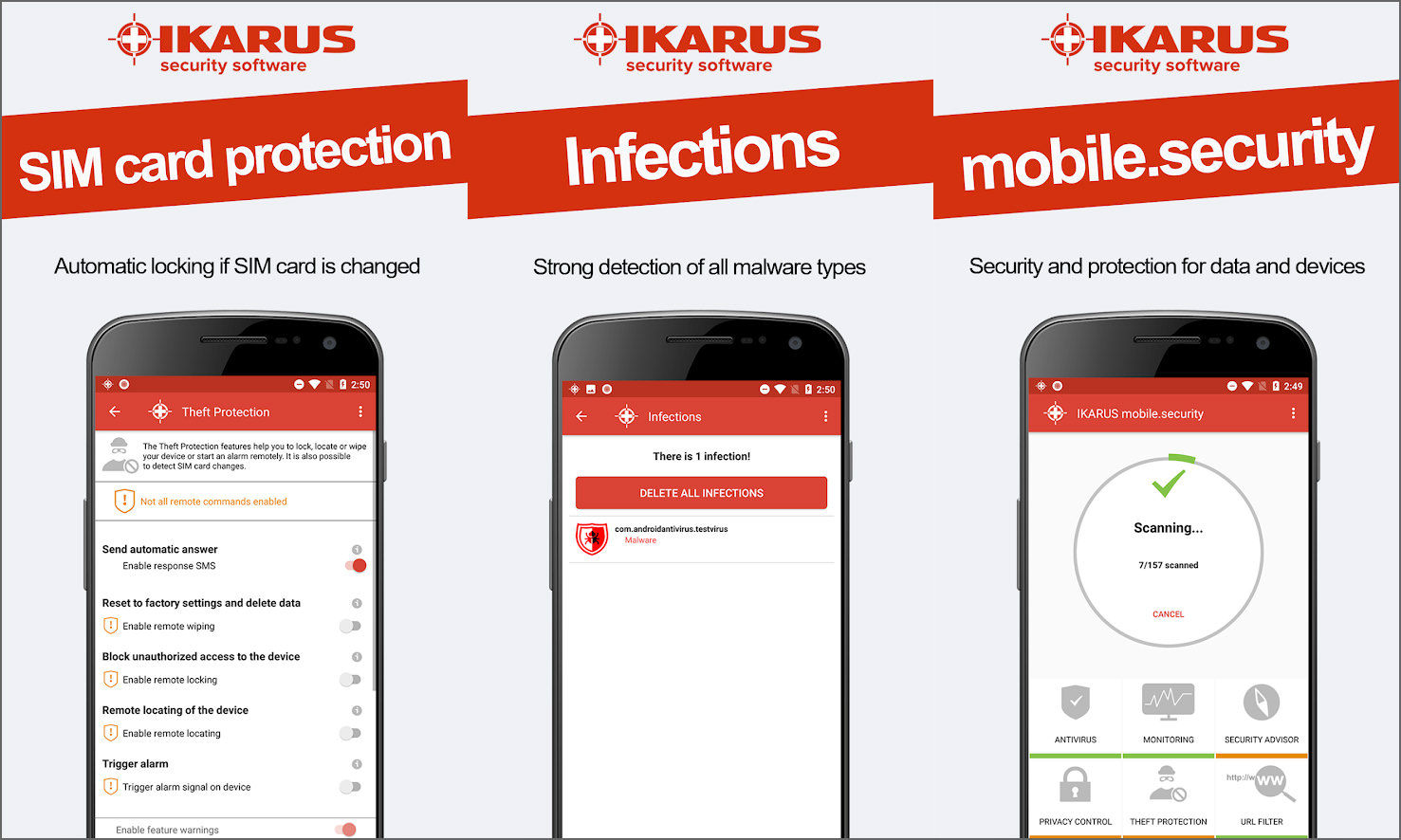 IKARUS mobile.security (1 Year / 1 Device)