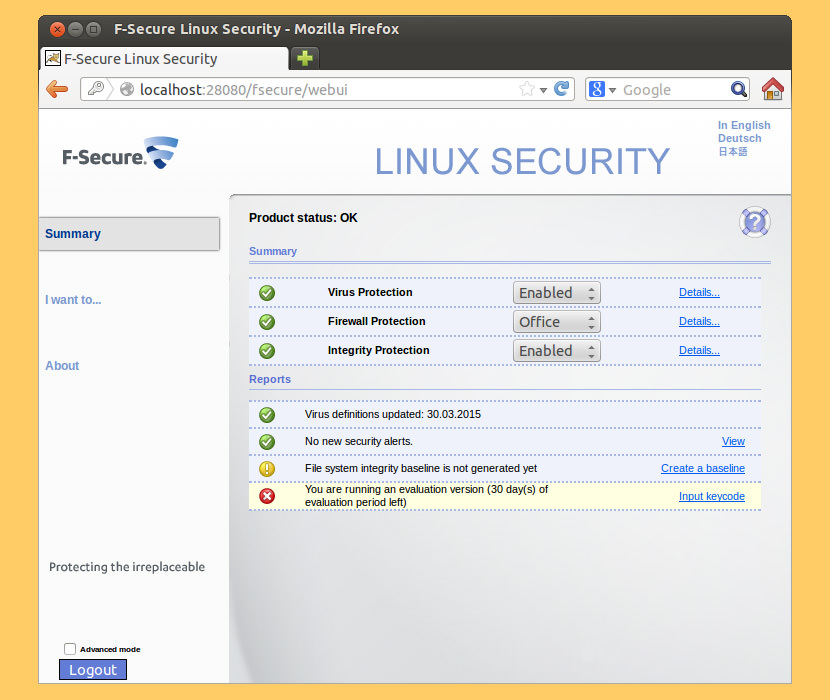 F-Secure Linux Güvenliği