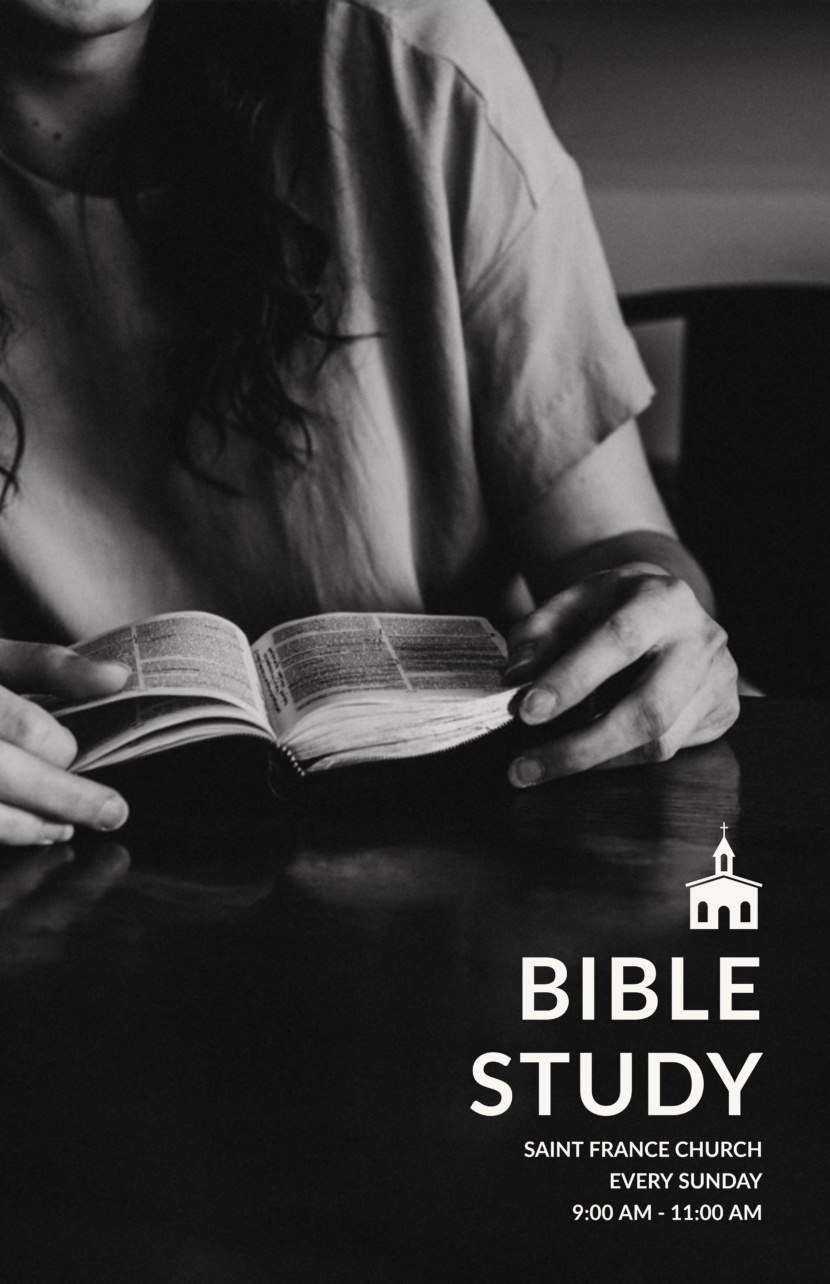 bible study christian Free Poster And Flyer Templates