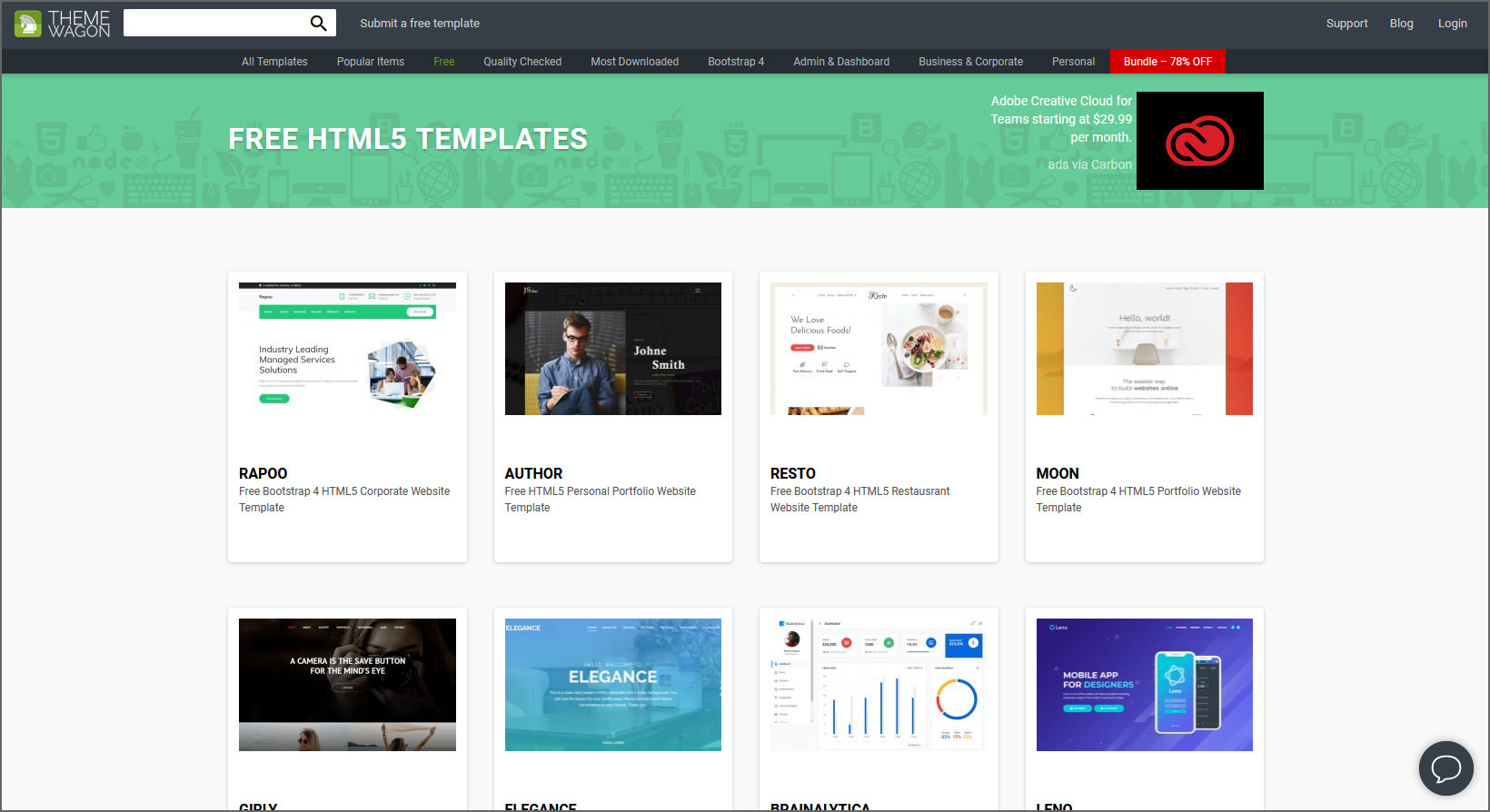 1000 Free Professional Html5 Templates To Create A Business Websites