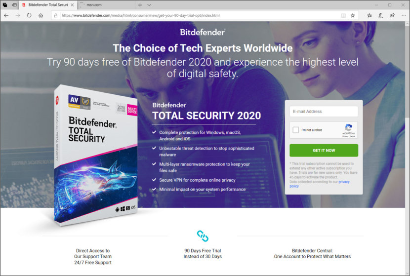Download 90-Days Free Bitdefender Internet Security 2023