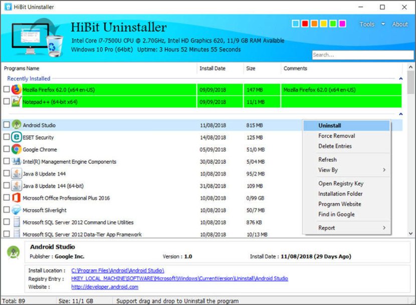 HiBit Uninstaller 3.1.40 for mac download