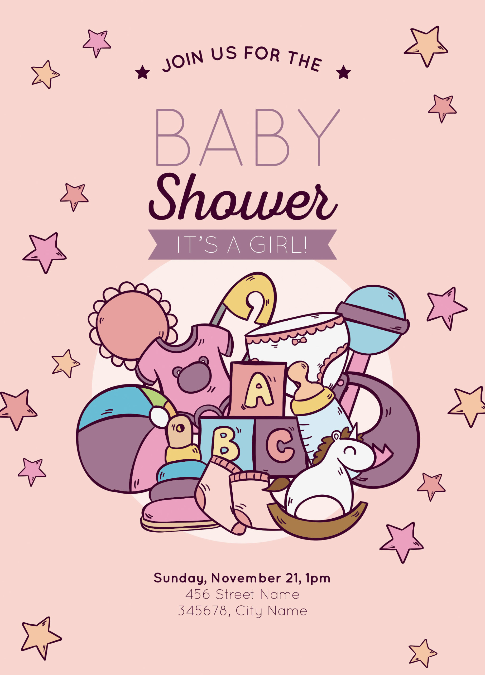 How To Make A Baby Shower Invitation Video