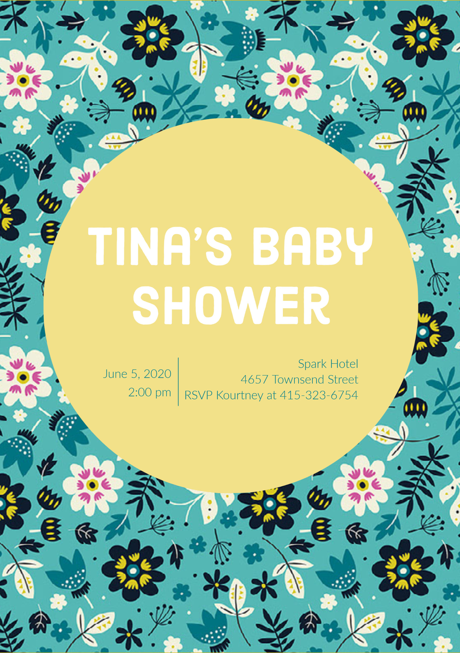 12 Free Editable Baby Shower Invitation Card Templates