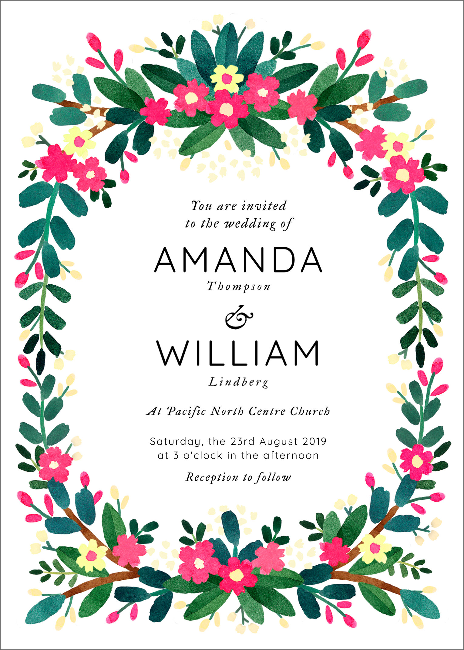 20 Free  Wedding  Invitation  Template Cards Printable  And 