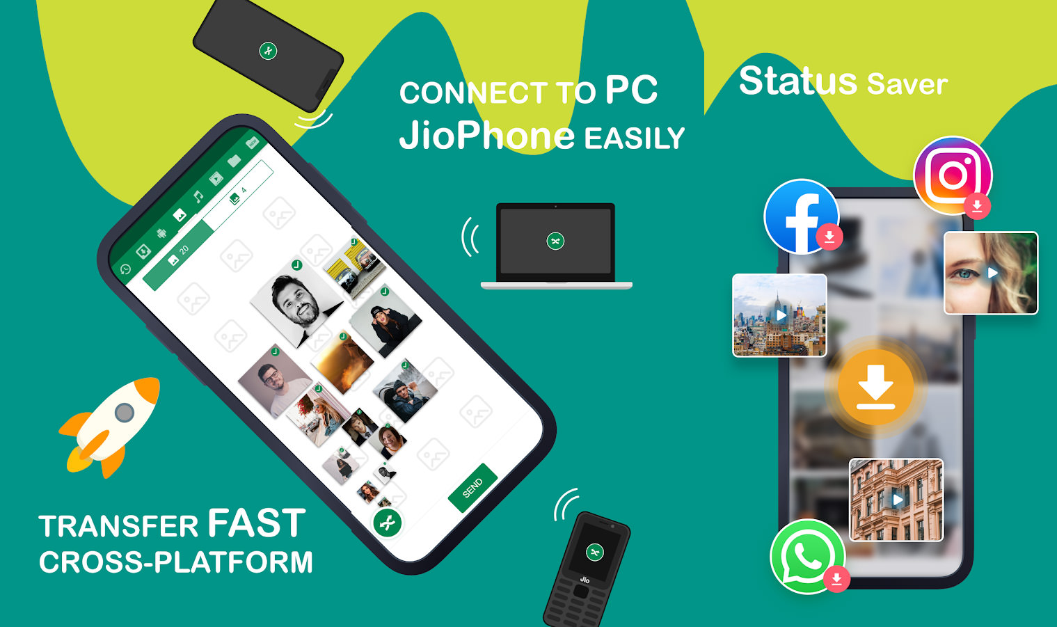 android to iphone file transfer app