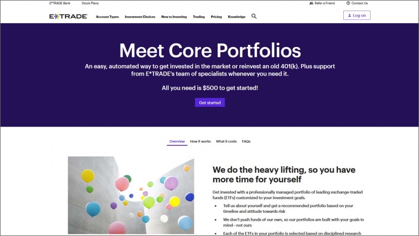 E*TRADE Core Portfolios